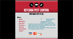 Desktop Screenshot of ketchumpestcontrol.com